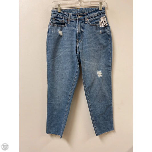 Jeans Straight By Old Navy In Blue Denim, Size: 6p