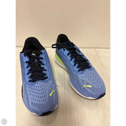 Shoes Athletic By Puma In Blue & Green, Size: 8