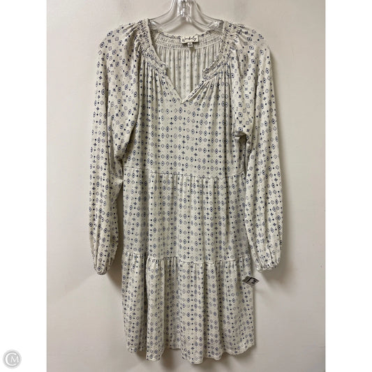 Dress Casual Short By Wonderly In Blue & White, Size: S