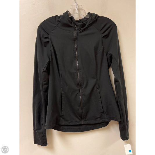 Athletic Jacket By Yogalicious In Black, Size: L