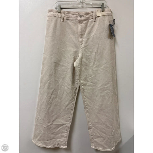 Pants Wide Leg By Universal Thread In Cream, Size: 14