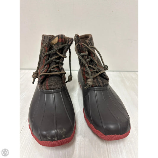 Boots Rain By Sperry In Brown, Size: 6.5