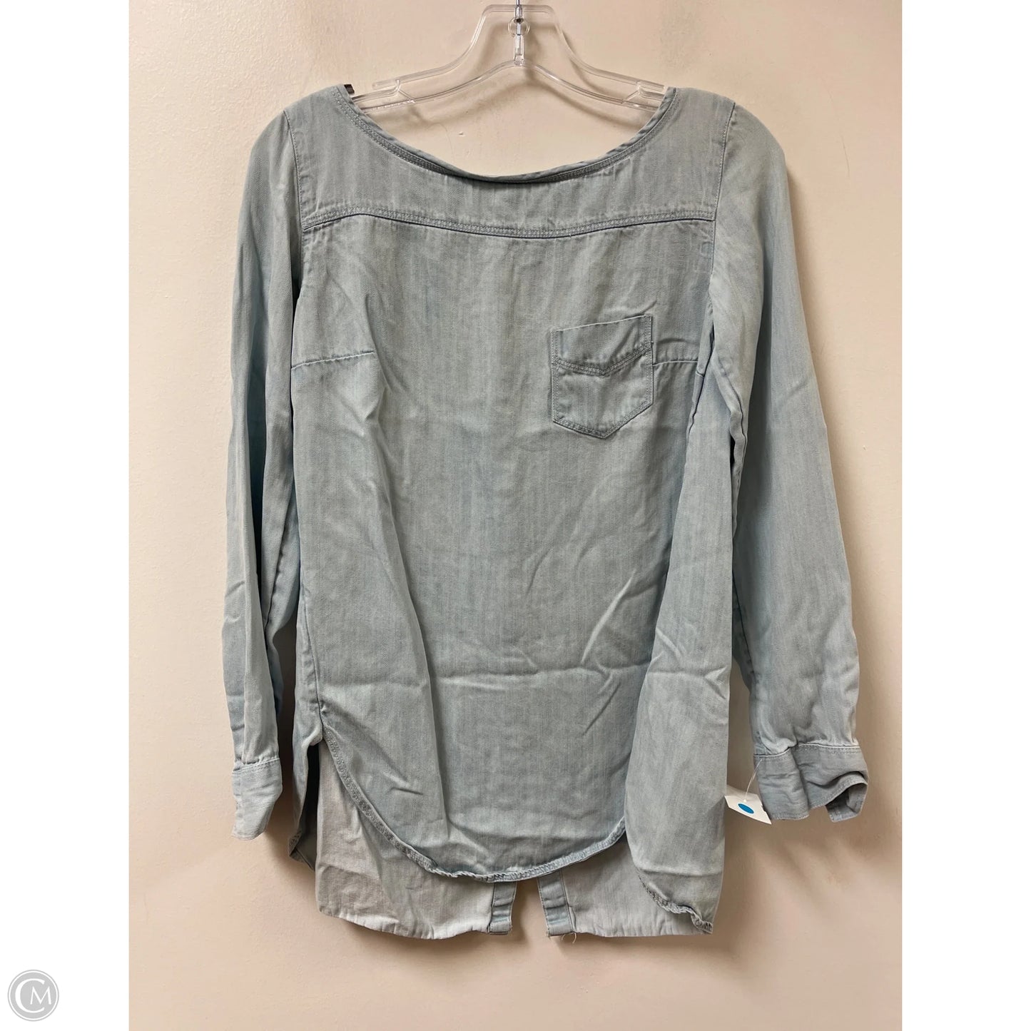 Top Long Sleeve By Loft In Blue, Size: Xs