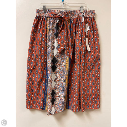 Skirt Midi By Clothes Mentor In Multi-colored, Size: 20
