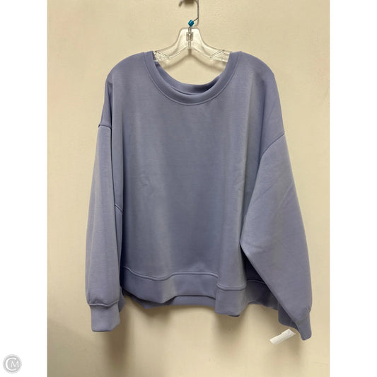 Athletic Sweatshirt Crewneck By All In Motion In Purple, Size: 4x