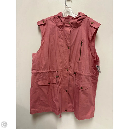 Vest Other By Zenana Outfitters In Pink, Size: 3x