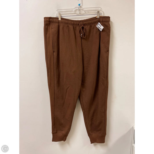 Pants Lounge By Pink In Brown, Size: 18