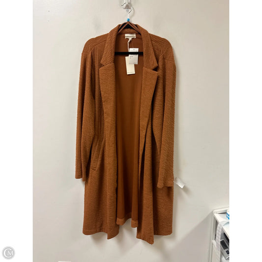 Sweater Cardigan By Melloday In Brown, Size: 3x