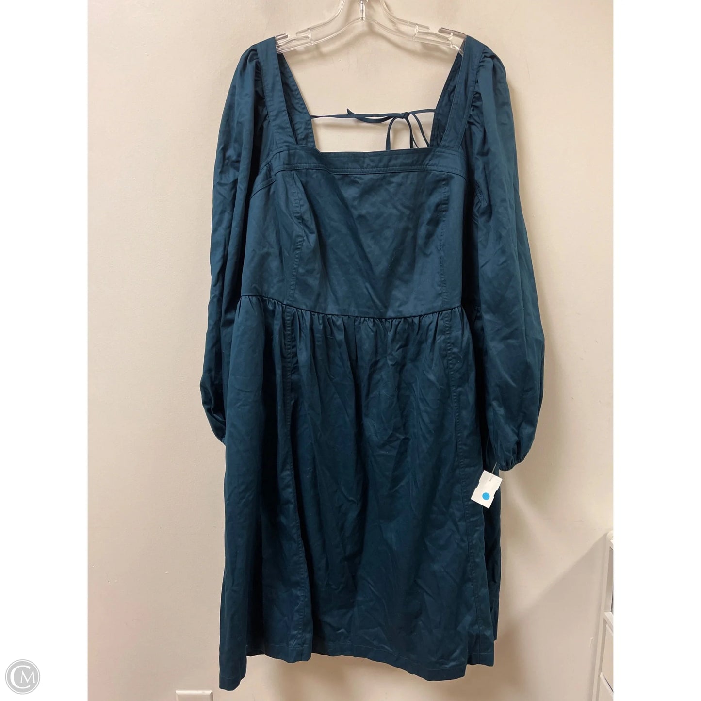 Dress Casual Midi By Ava & Viv In Teal, Size: 3x