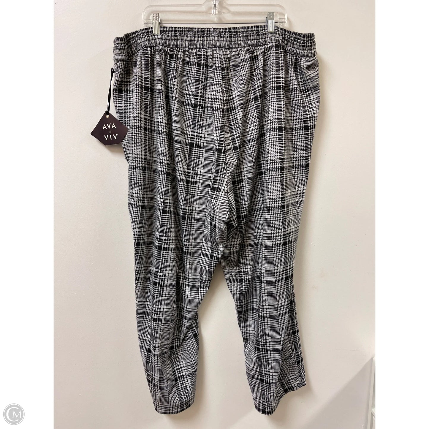 Pants Other By Ava & Viv In Black & White, Size: 22