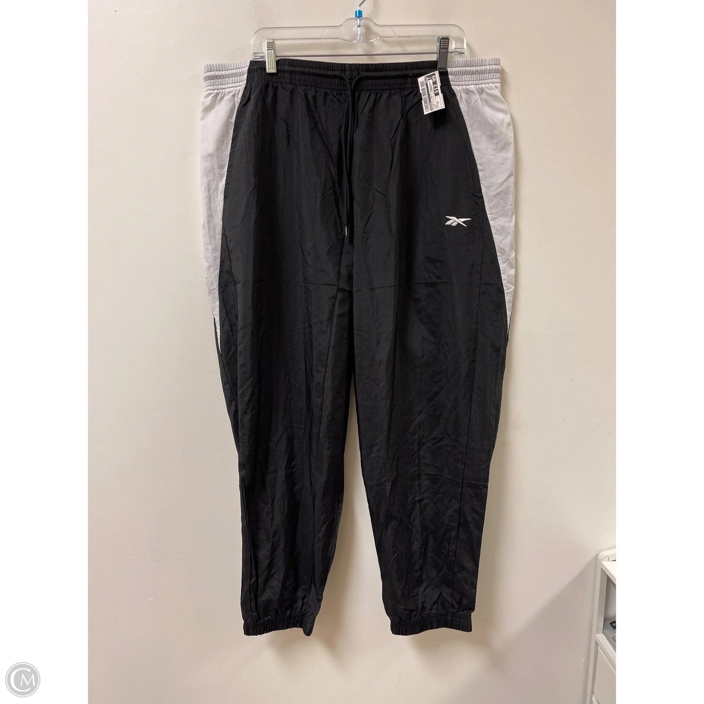 Athletic Pants By Reebok In Black & White, Size: 2x
