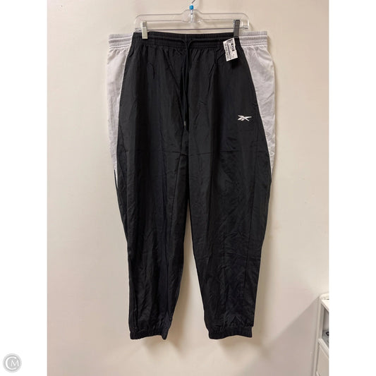 Athletic Pants By Reebok In Black & White, Size: 2x
