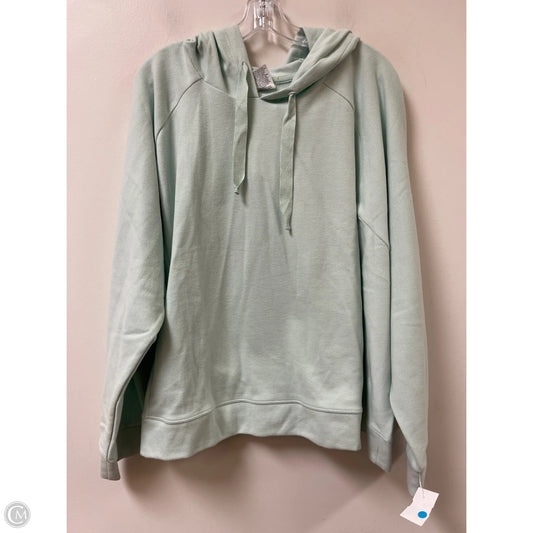 Athletic Sweatshirt Hoodie By All In Motion In Green, Size: 4x