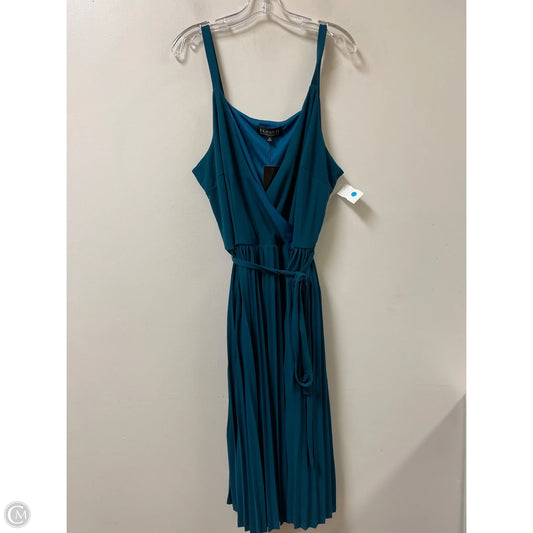 Dress Casual Midi By Eloquii In Teal, Size: 2x