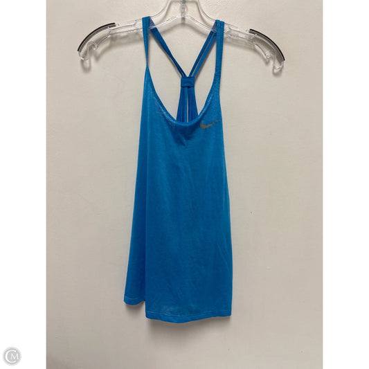 Athletic Tank Top By Nike In Blue, Size: M