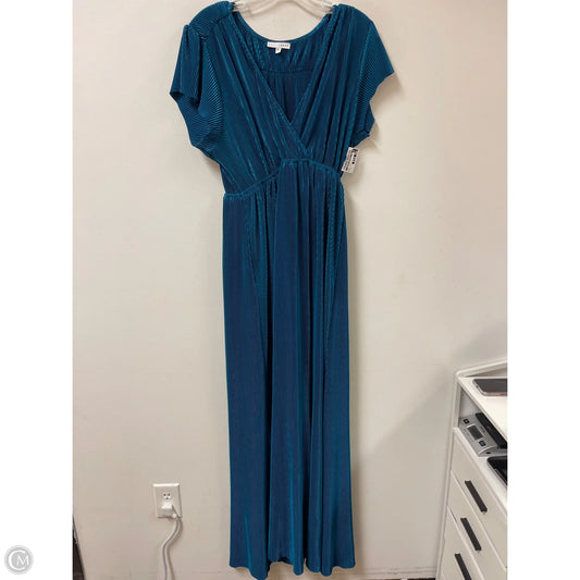 Dress Casual Maxi By Clothes Mentor In Teal, Size: Xl