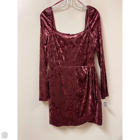 Dress Casual Short By Mi Ami In Purple, Size: L