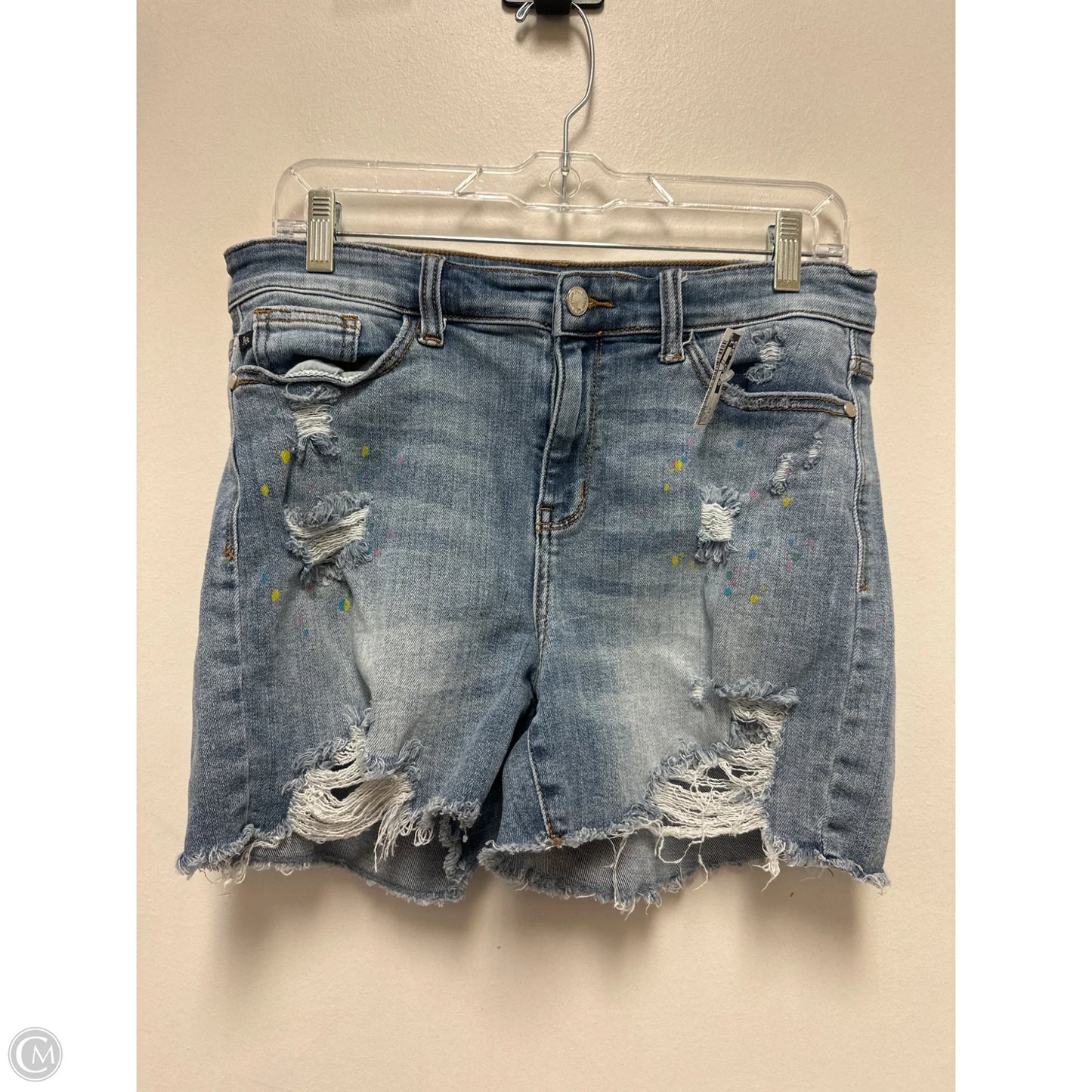 Shorts By Judy Blue In Blue Denim, Size: 12