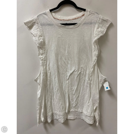 Top Sleeveless By Pilcro In White, Size: Xl