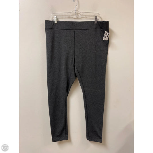 Pants Leggings By Matty M In Grey, Size: 18