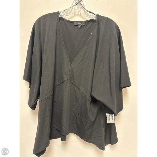 Top Short Sleeve By Clothes Mentor In Black, Size: M