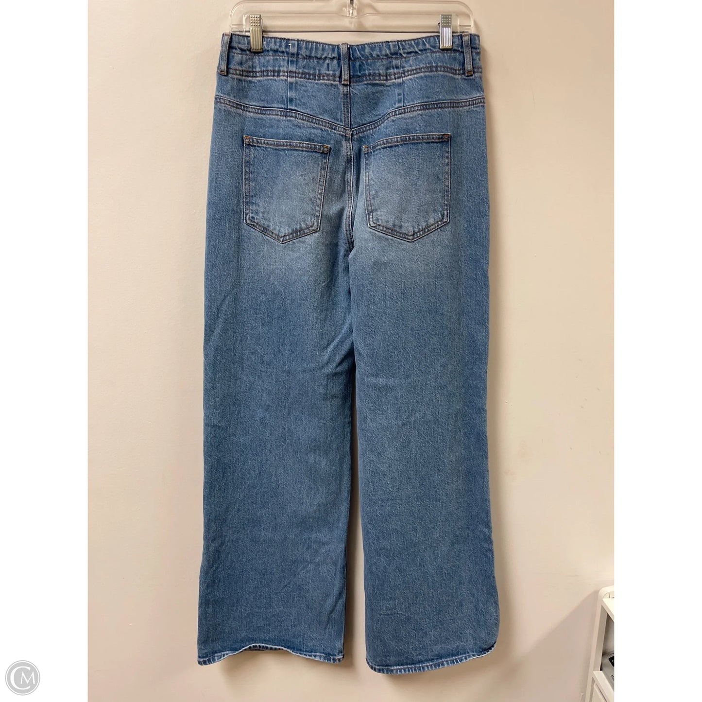 Jeans Wide Leg By Loft In Blue Denim, Size: 8