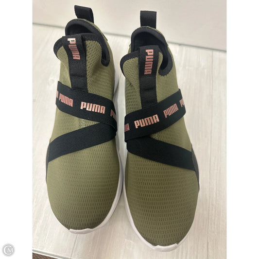 Shoes Athletic By Puma In Green, Size: 10