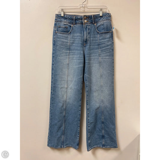 Jeans Wide Leg By Loft In Blue Denim, Size: 8
