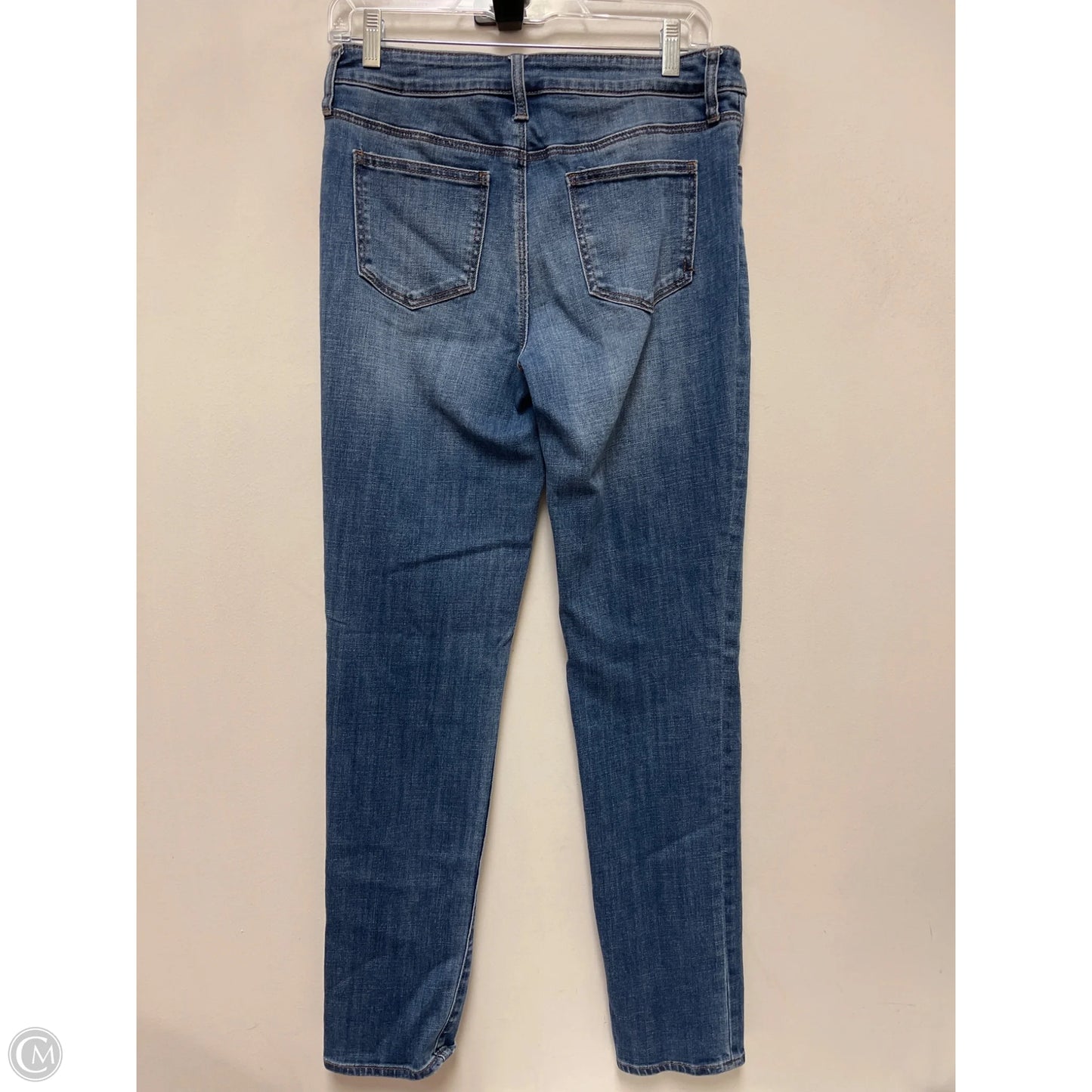 Jeans Skinny By Chicos In Blue Denim, Size: 4