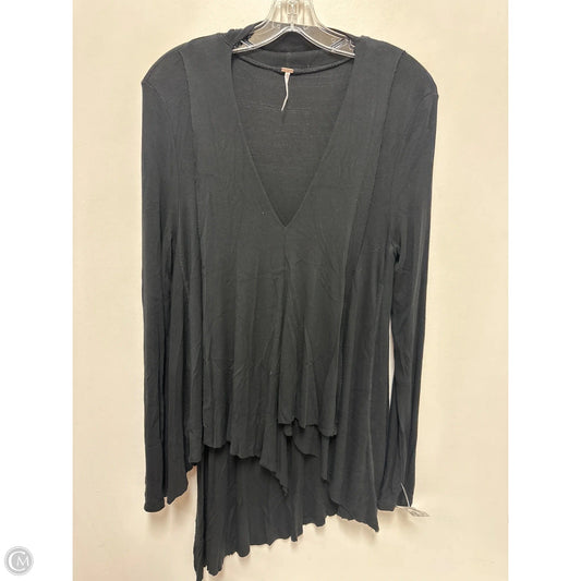Top Long Sleeve By Free People In Black, Size: Xs