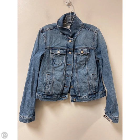 Jacket Denim By Loft In Blue Denim, Size: M