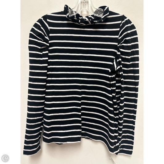 Top Long Sleeve By Crown And Ivy In Black & White, Size: S