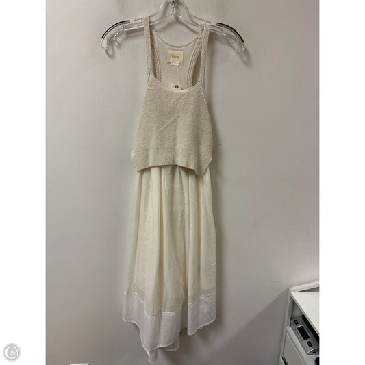 Dress Casual Midi By Maeve In Cream, Size: S
