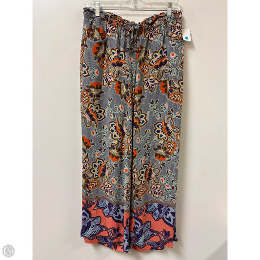 Pants Wide Leg By Loft In Blue & Orange, Size: 4
