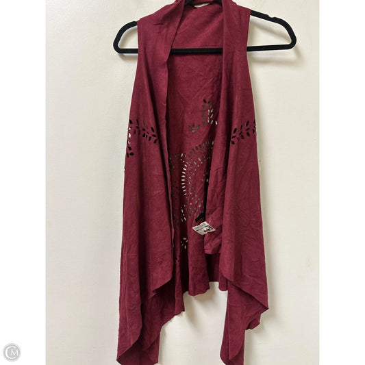 Vest Other By Clothes Mentor In Red, Size: M
