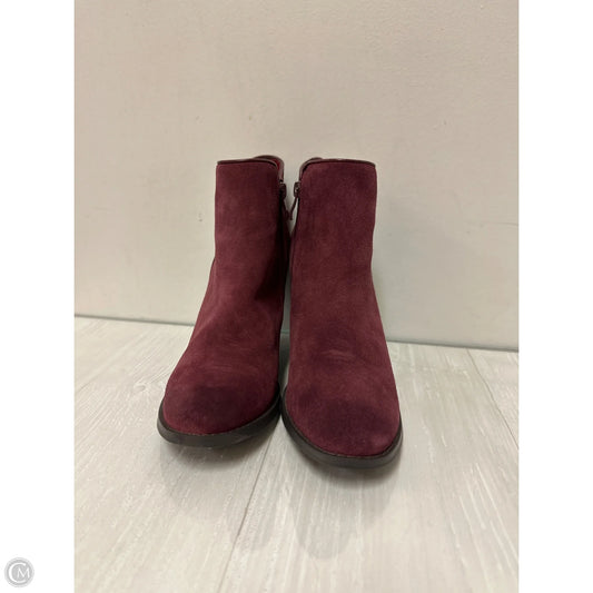 Boots Ankle Heels By Very Volatile In Red, Size: 8