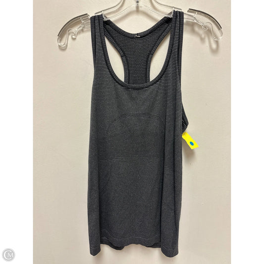 Athletic Tank Top By Lululemon In Grey, Size: M