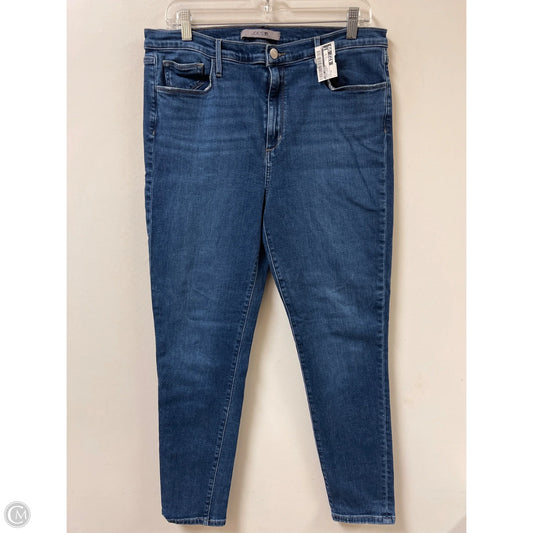 Jeans Skinny By Joes Jeans In Blue Denim, Size: 14