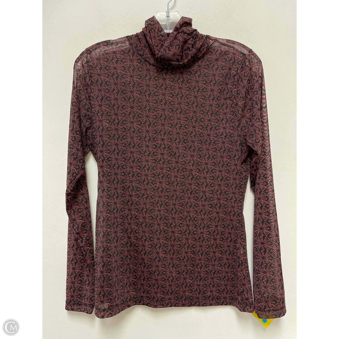 Top Long Sleeve By White House Black Market In Black & Purple, Size: S