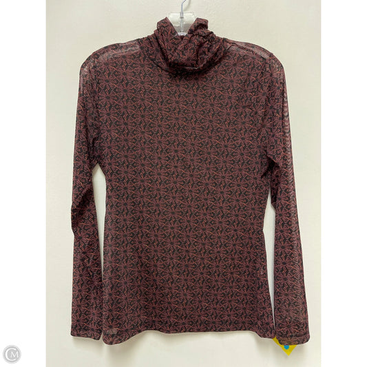 Top Long Sleeve By White House Black Market In Black & Purple, Size: S