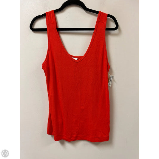 Top Sleeveless By Cabi In Red, Size: M