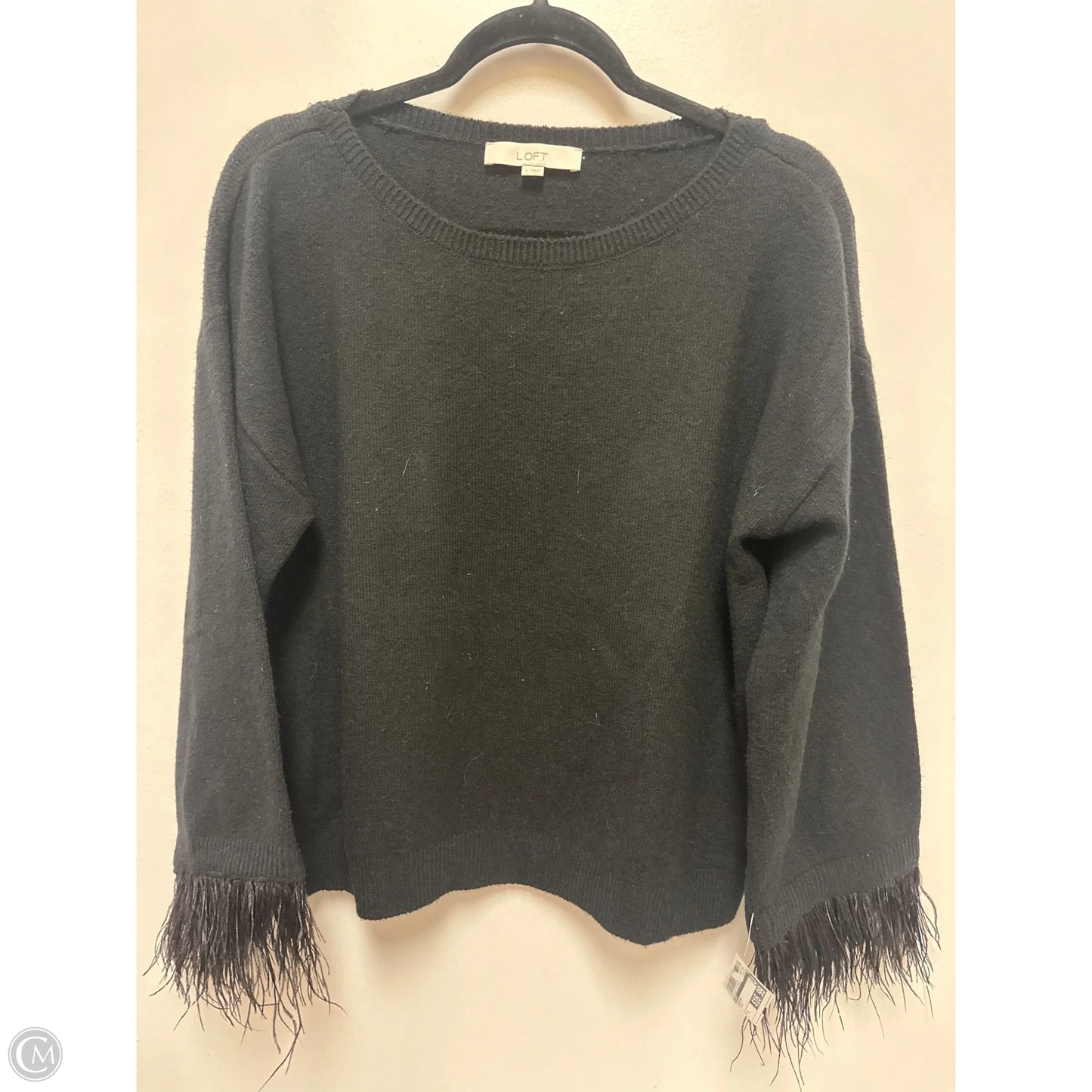 Sweater By Loft In Black, Size: L
