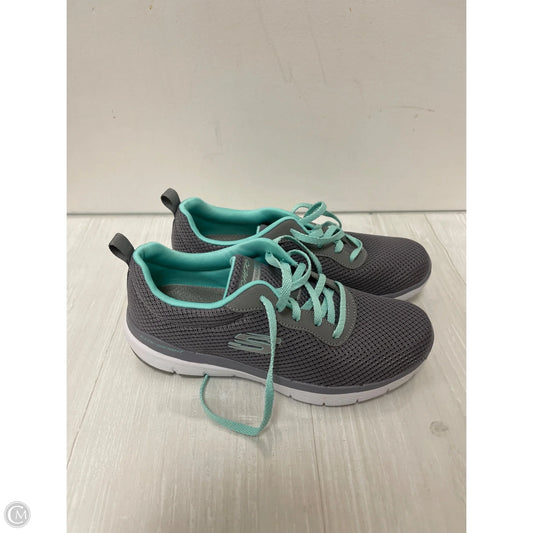 Shoes Sneakers By Skechers In Grey, Size: 6