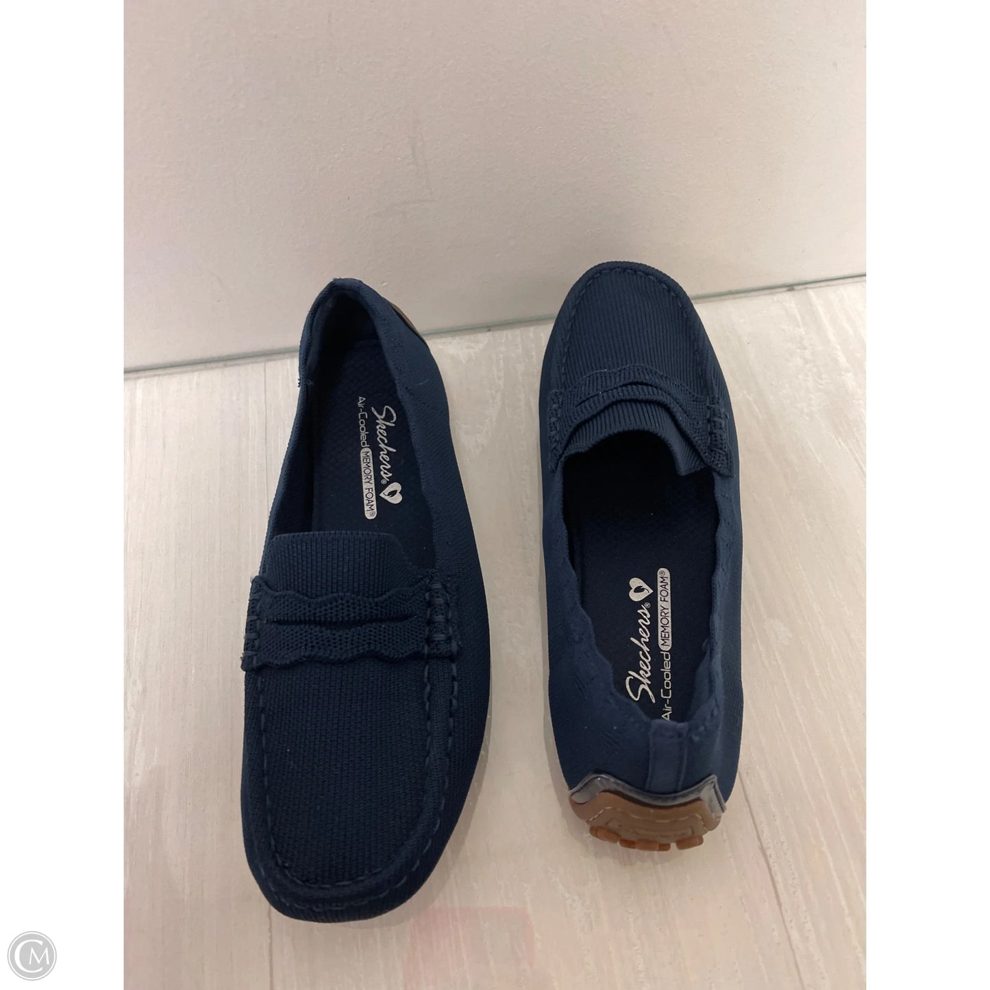Shoes Flats By Skechers In Navy, Size: 6