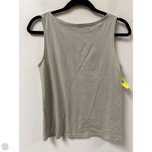 Top Sleeveless By Gap In Cream, Size: S