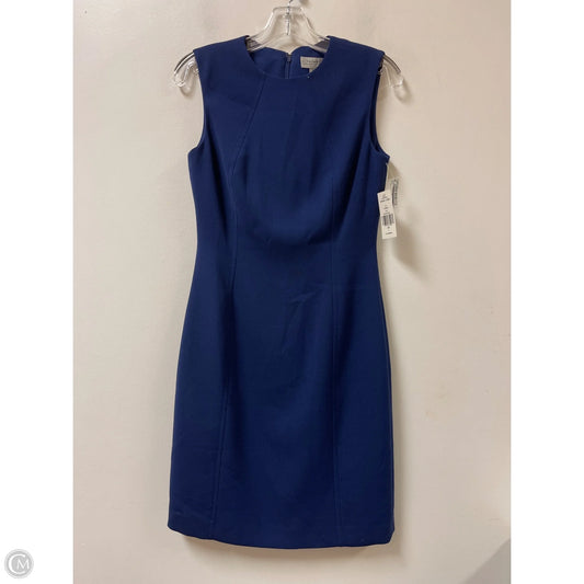 Dress Casual Midi By Tahari In Blue, Size: Xs