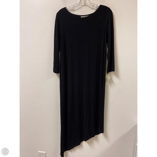 Dress Casual Midi By Chicos In Black, Size: M