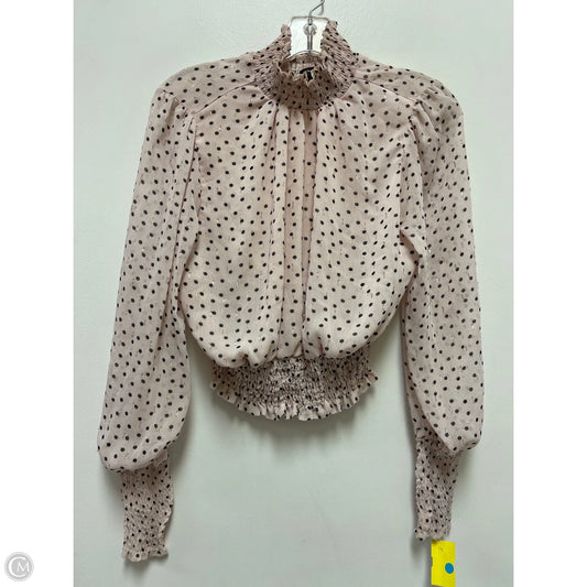 Top Long Sleeve By Forever 21 In Pink, Size: M