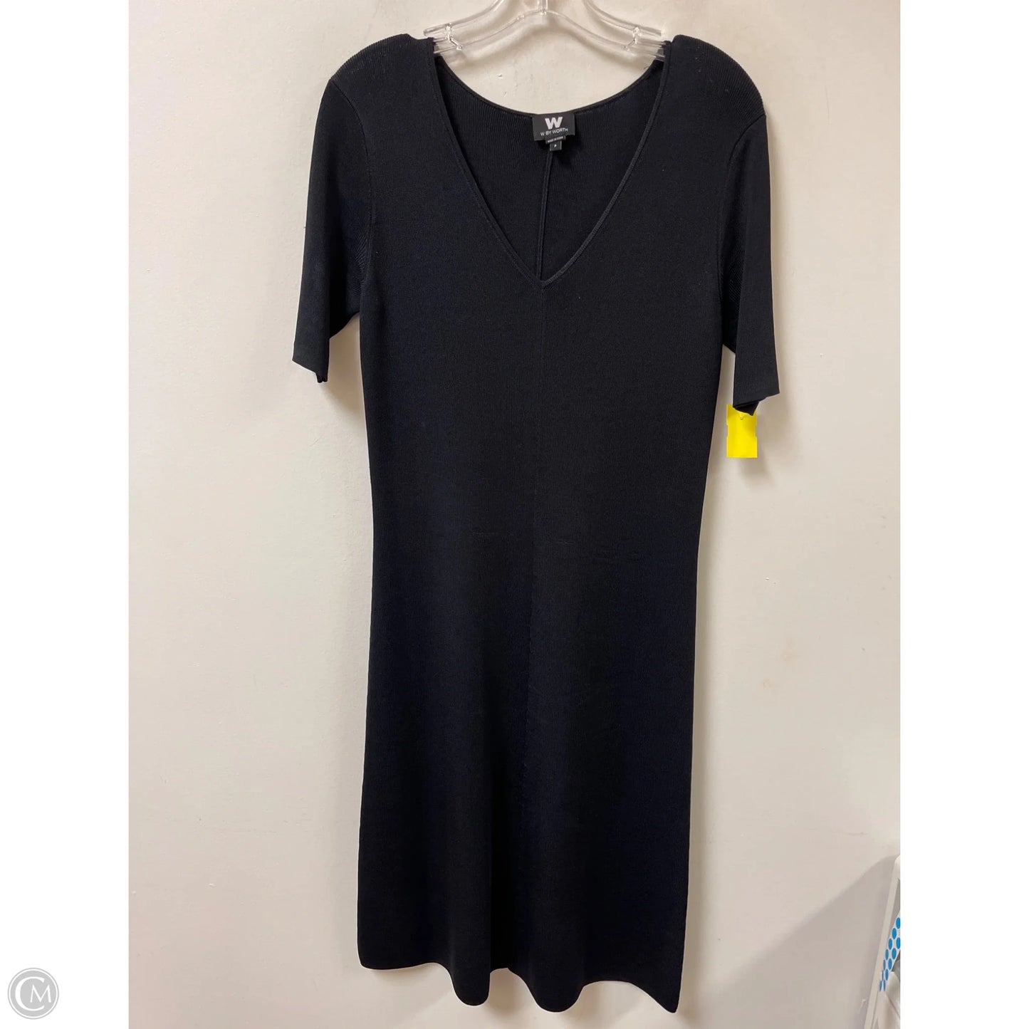 Dress Casual Midi By Clothes Mentor In Black, Size: S