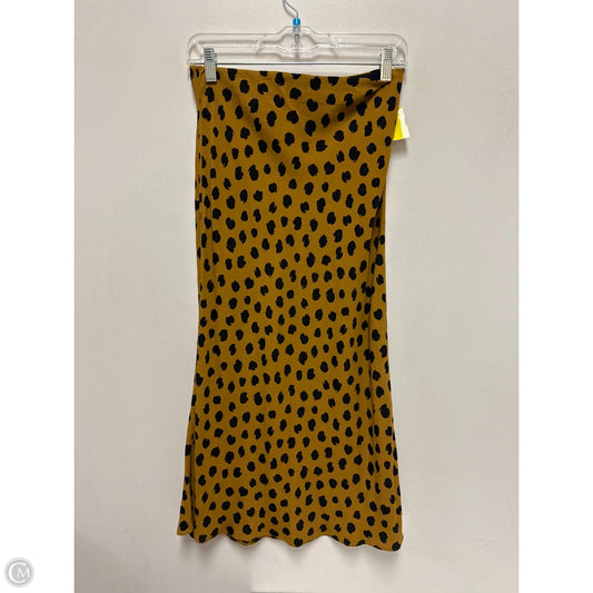 Skirt Maxi By Madewell In Black & Brown, Size: 2